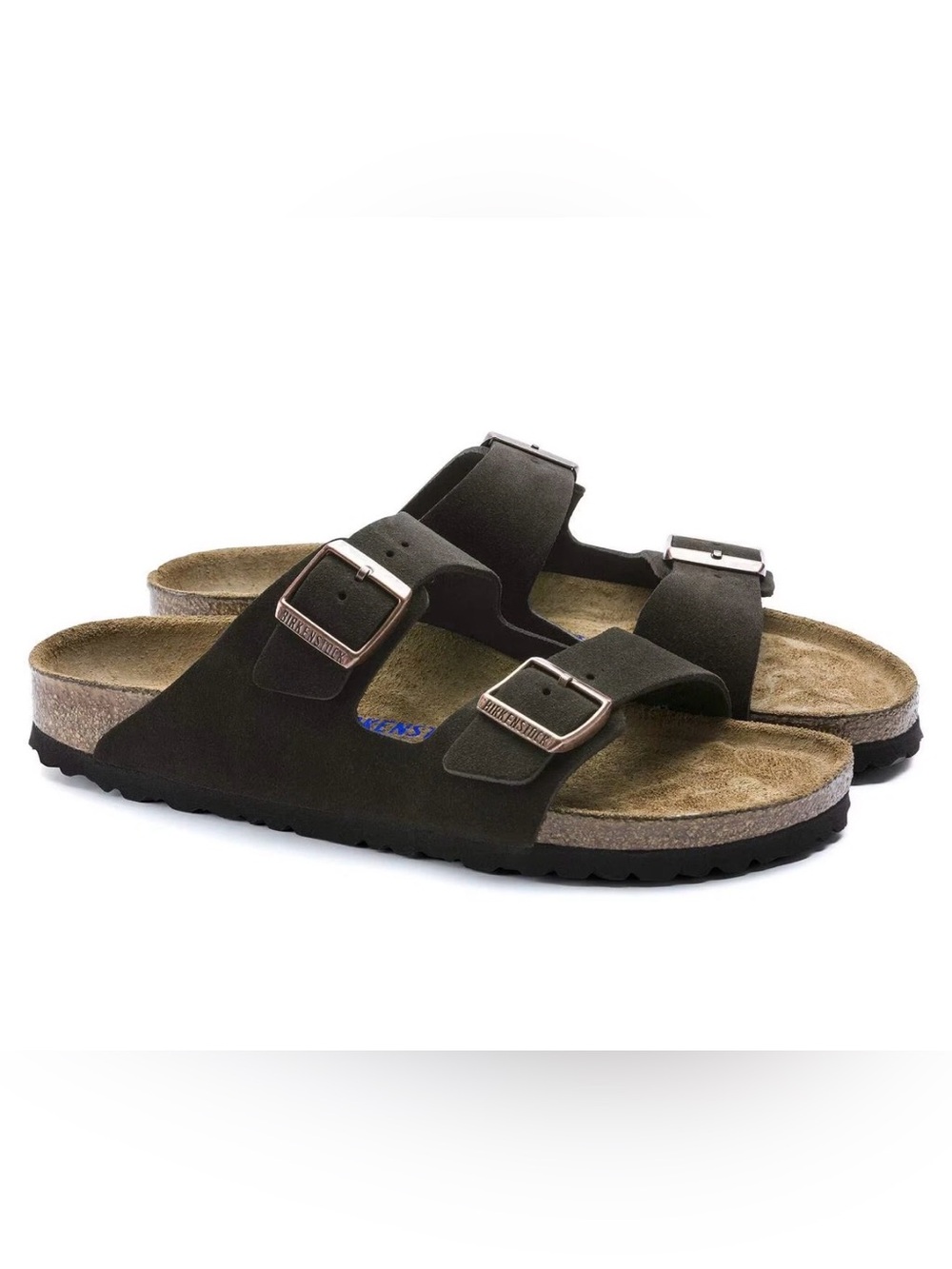 NWT Birkenstock Arizona BS Mocha Suede Sandals EU 41 US Women’s 10 Regular Fit!